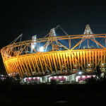 Link to Control Descent portfolio detailing the IAAF World Athletics Championships stadium stunt rigging project at London Stadium.