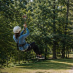 Link to the Control Descent residential garden zip line installation project gallery at Stoke Park in Buckinghamshire.